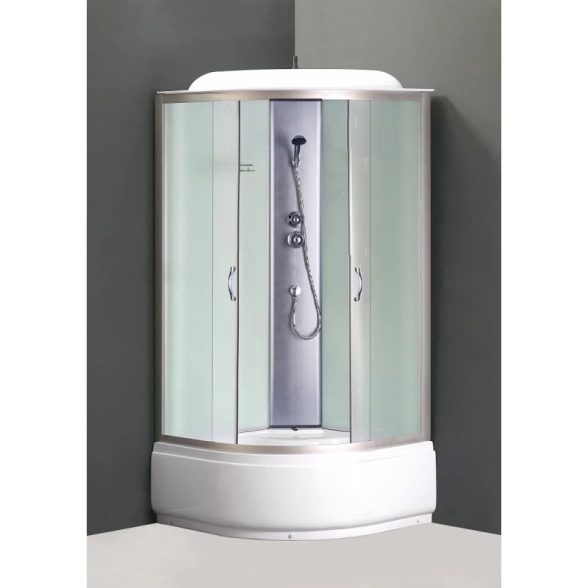Кабина душ. LORANTO CS-6690-25 F мат.стекло 90*90*215 поддон 25 см