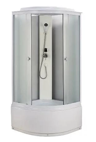 Кабина душ. CS-986TM/W 90x90x215 мат.стекло 00092897