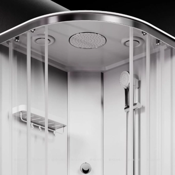 Кабина душевая Am.Pm X-joy 100*100 W94C-401-100MT хром мат ст/прозр-image-1