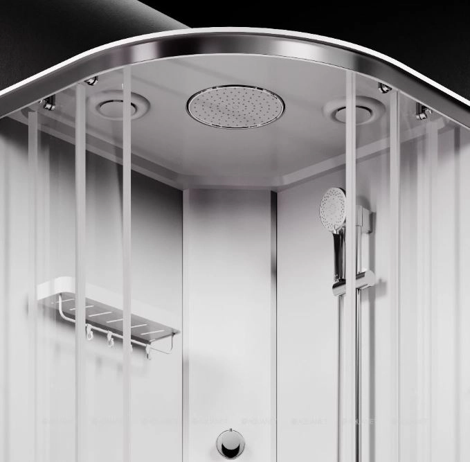 Кабина душ. Am.Pm X-joy 100*100 W94C-401-100MT хром мат ст/прозр-image-1
