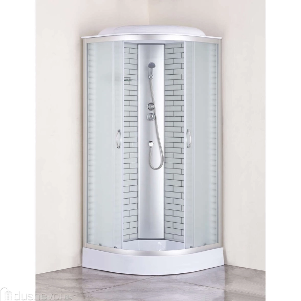 Кабина душ. LORANTO CS-6690-13FW 90*90*215 нп