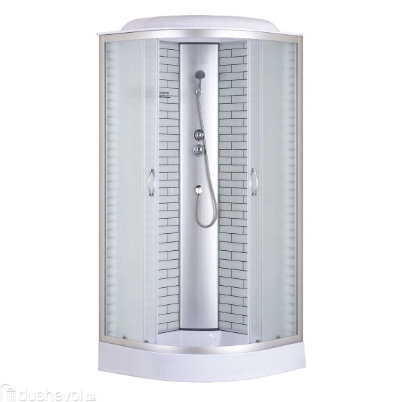 Кабина душ. LORANTO CS-6690-13FW 90*90*215 нп