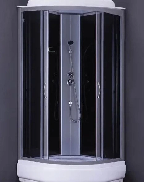 Кабина душевая LORANTO CS-6690-25 G 90x90x215 стекло тонированное поддон z