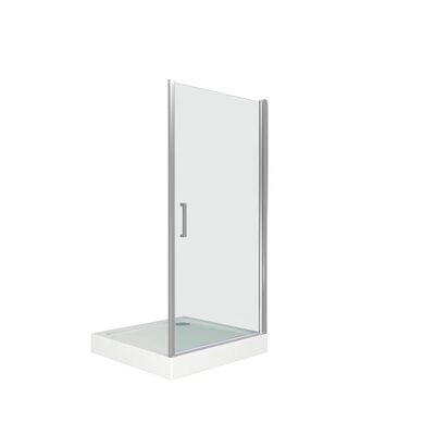 Душевое ограждение Пандора DR80-C-CH прям.80*185 прозрачное