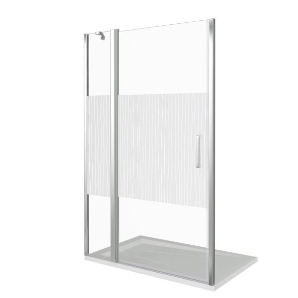 Душевое ограждение Pandora WTW-140-T-CH (L/R) 140 ? 185 прозрачное стекло