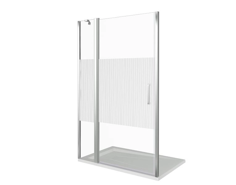 Душевое ограждение Pandora WTW-140-T-CH (L/R) 140 ? 185 прозрачное стекло