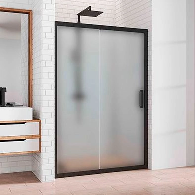 Душевая дверь KUBELE 120x200 DE019D2 черный матовый