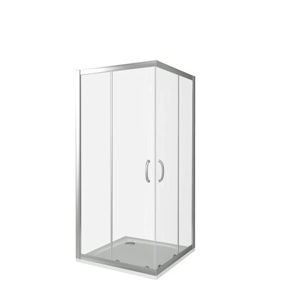Душ.ограждение INFINITY CR-120-80-C-CH г-образ.прозр.6мм