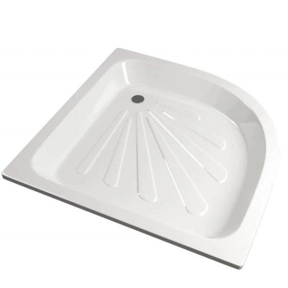 Поддон душевой стальной полукруглый 90x90 505184