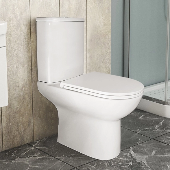 Унитаз-компакт Azario Kano 370х630х800 безободковый,M/Л-image-6