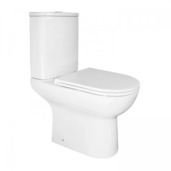 Унитаз-компакт Azario Kano 370х630х800 безободковый,M/Л