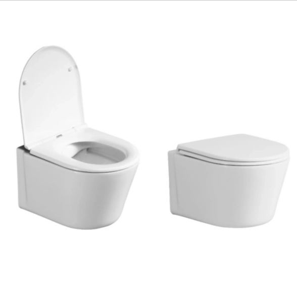 Унитаз подвес.WAVE COMFORT дюро м/л б/о белый глянец