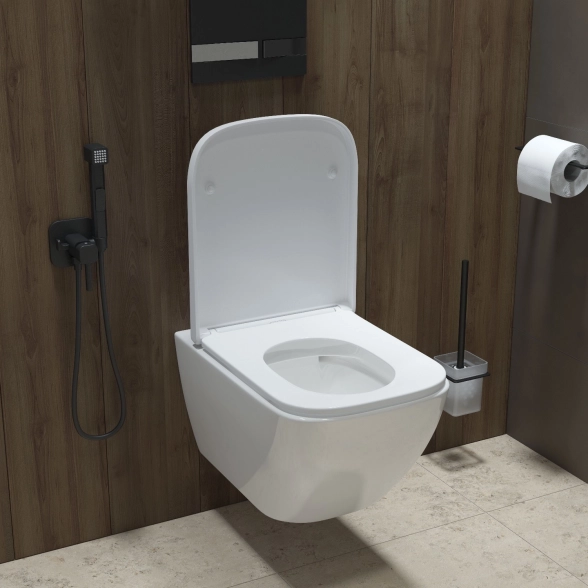 Унитаз подвесной IDDIS Torr TORRDSEi25 безободковый дюропласт-image-3