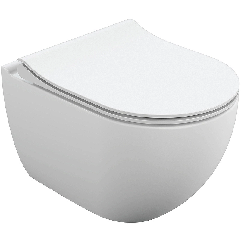 Унитаз подвесной Brasko Smart Clean on DPL EO slim LP 64824