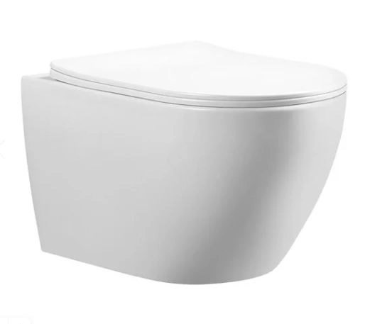 Унитаз подвес. Римлесс Кокс c сиден. URB782353WH