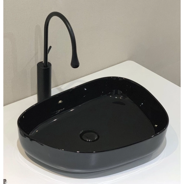 Раковина BB1435-NERO 550x400x140 черная-image-1