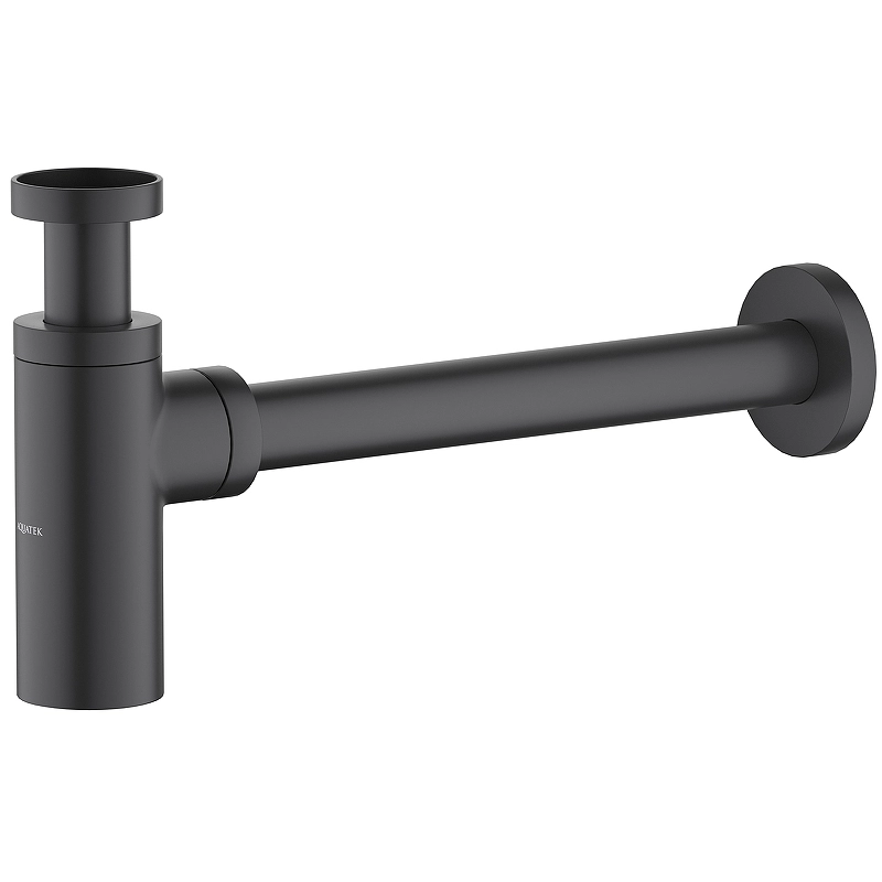 Сифон для раковины Aquatek AQ6012MB,черный