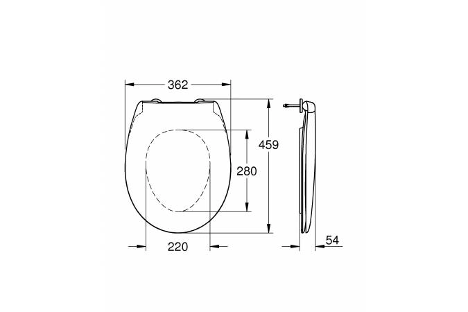 Сиденье д/унитаза Гроэ (Grohe) Бау Керамик 39493000-image-2