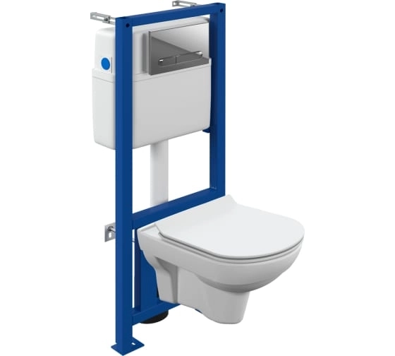 Сист. инст Cersant Link Pro+ун.City CO DP+кл.ESTETICA бел. рамка хром