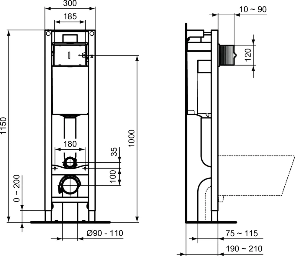 Сист. инстал IS PROSYS ECO FRAME M E233267 (без клавиши)-image-1