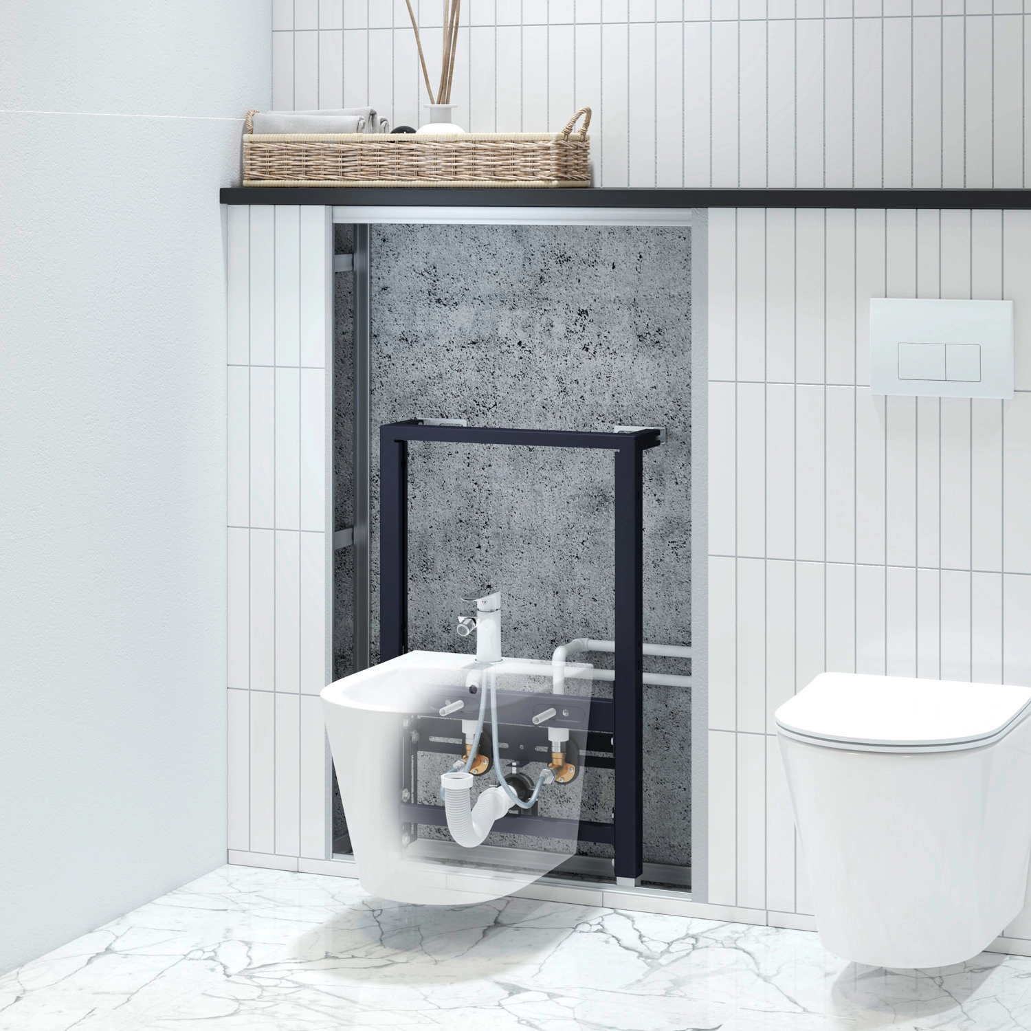 Система инсталляции для биде IDDIS Optima Home PROB000i32-image-3