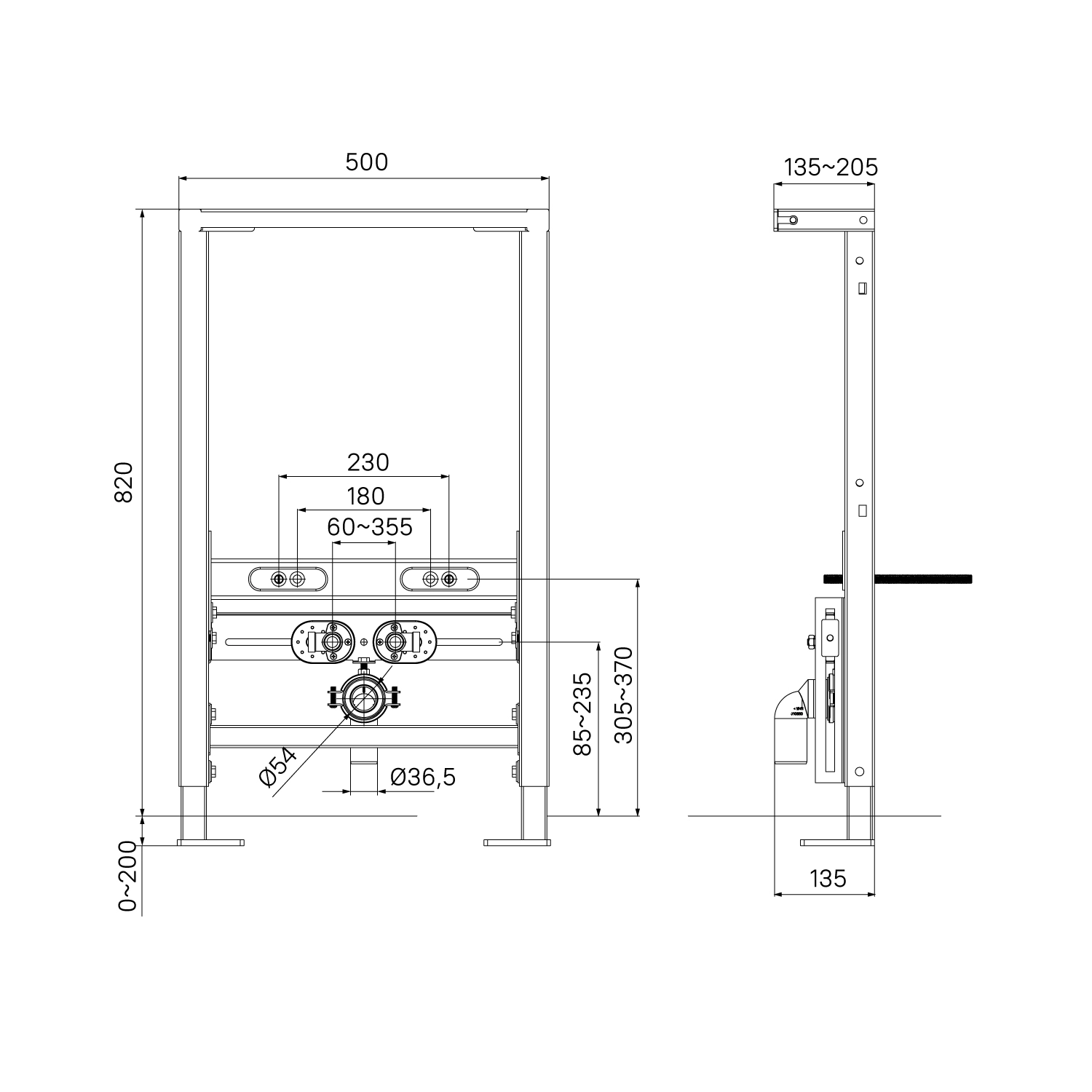 Система инсталляции для биде IDDIS Optima Home PROB000i32-image-4