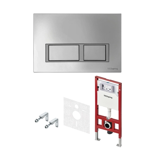 Система инсталляции для унитаза Tece хромированная клавиша K955201