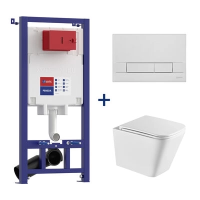 Система инст.Lemark Peneda+кн/см БЕЛАЯ +унитаз б/о Florex Торнадо