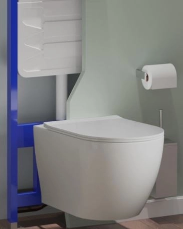 Комплект 4в1 Paini URBSET41BI COX:безобод.ун.+сид+инстал.+шумка пан/бел.