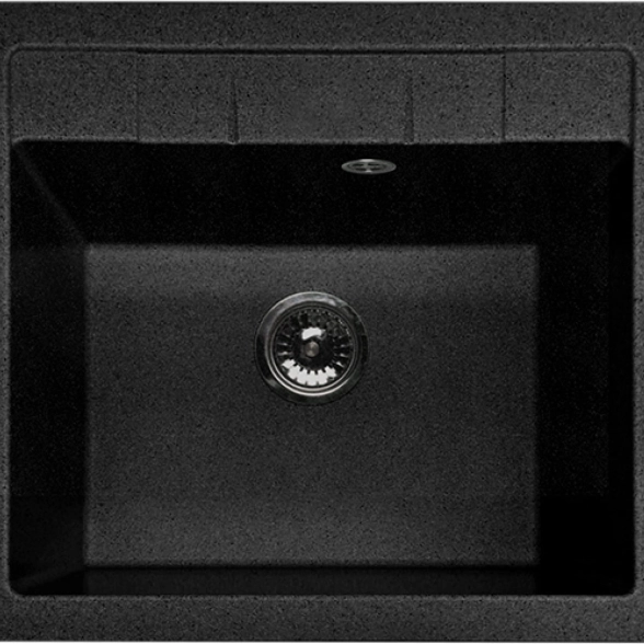 Мойка GRANFEST GF-Q561 1 чаша 560x500 черный-image-1