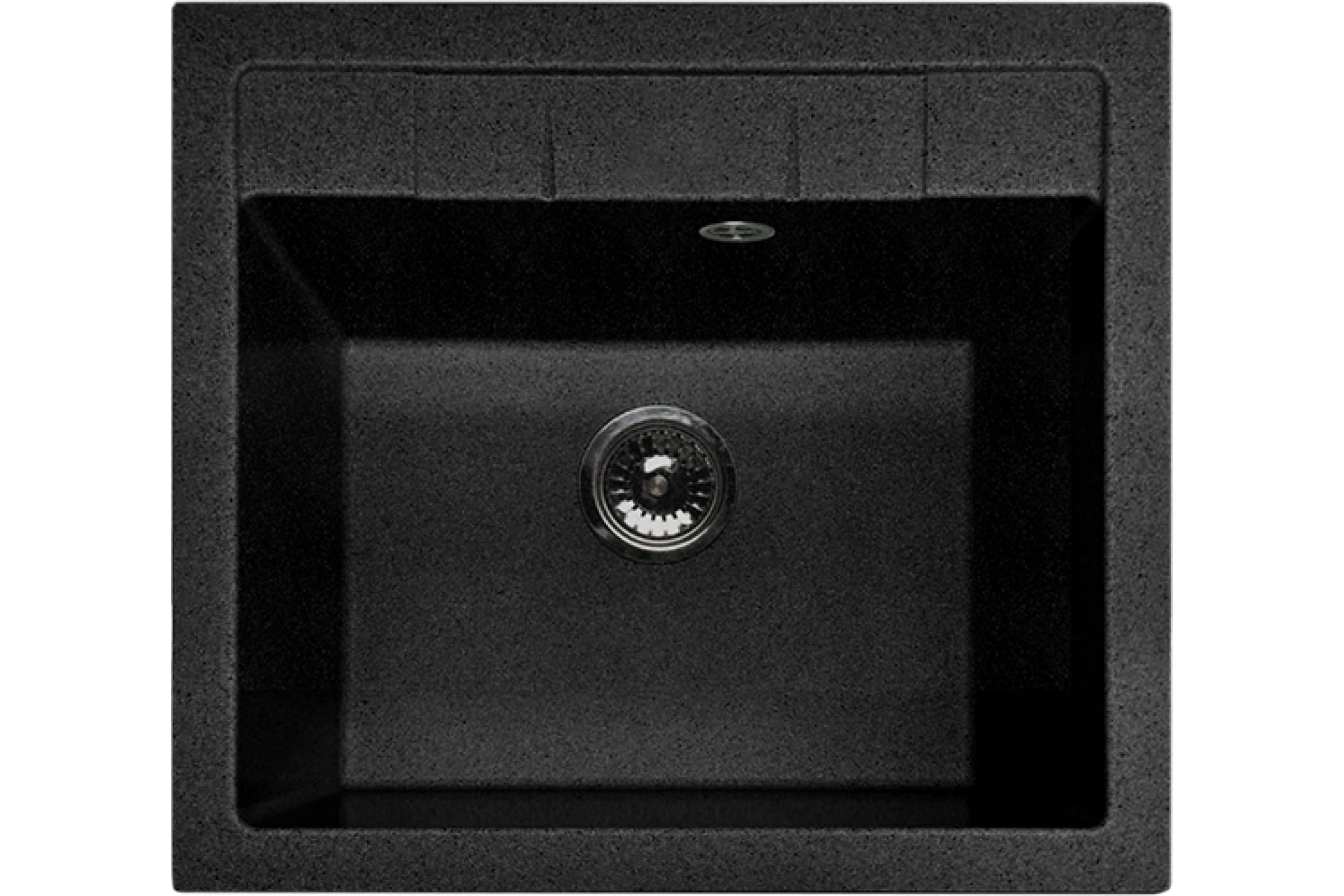 Мойка GRANFEST GF-Q561 1 чаша 560x500 черный-image-1