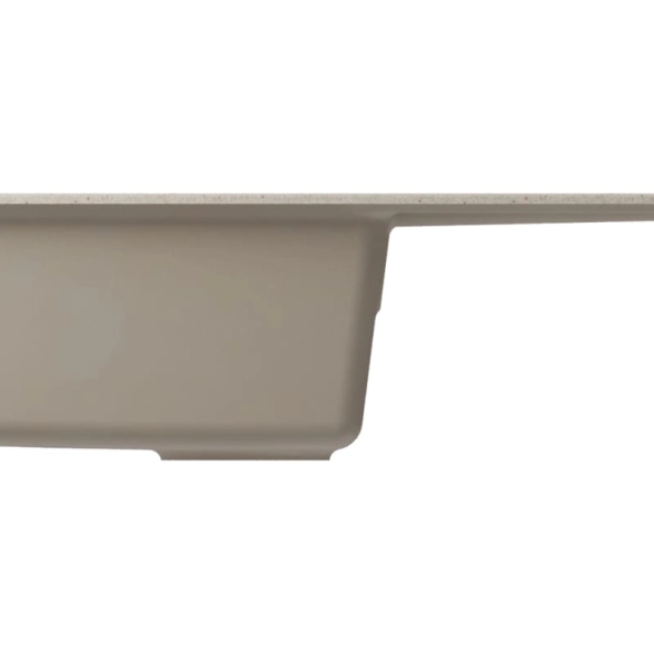 Мойка ML-GM31 с крылом бежевая (328) 770х500х190мм-image-1