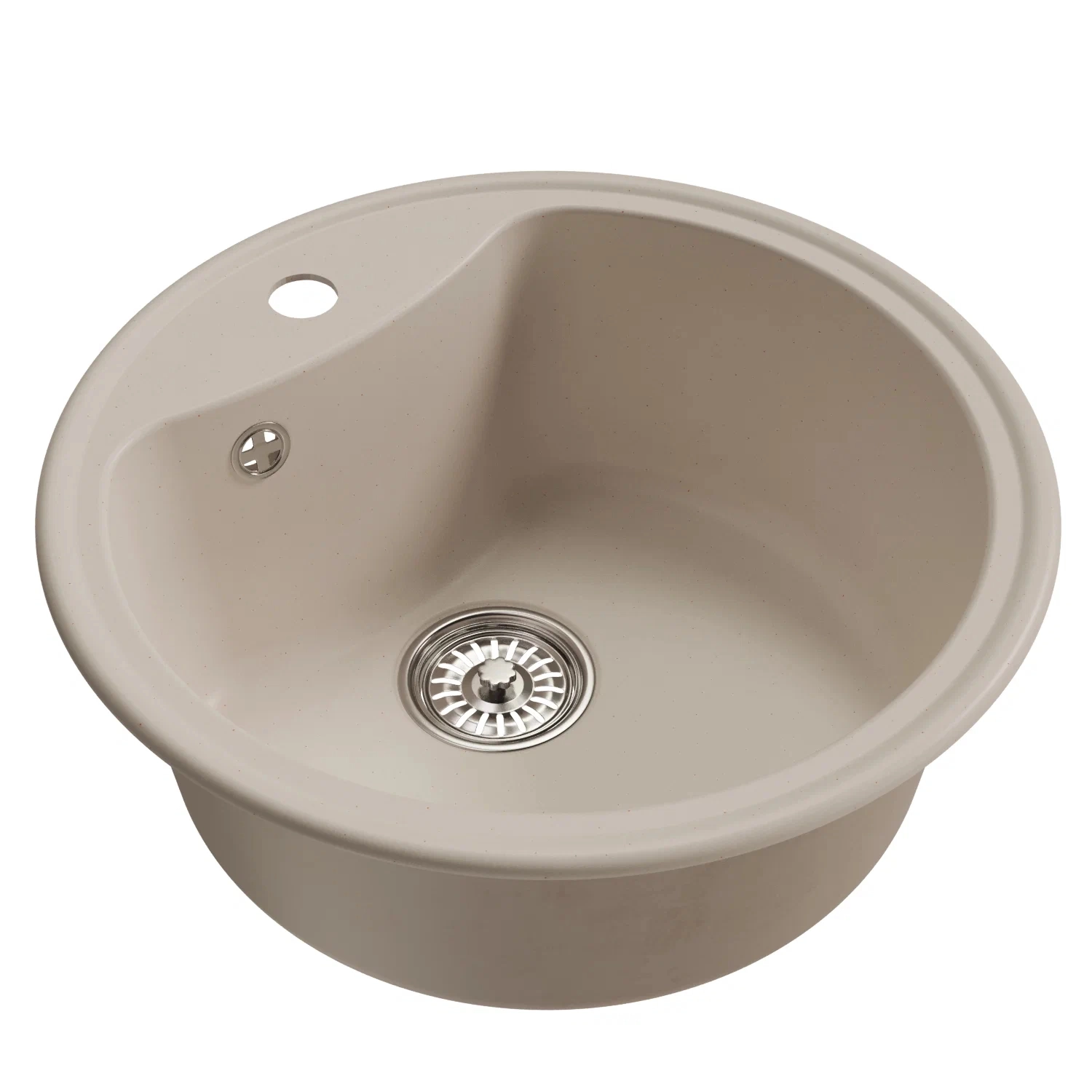 Мойка Mixline ML-GM09 круглая белая (331) 510мм