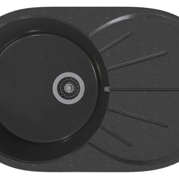 Мойка ML-GMS05 стандарт черный (308) 735*455