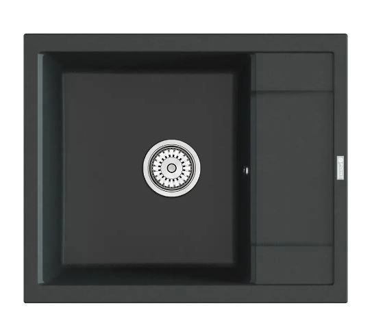 Мойка гранит Point Римо 60 черный 60*50