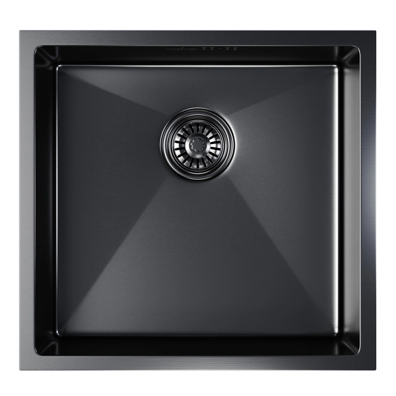 Мойка подст.монт. Mixline Pro 45x42 вып 3 1/2 +сиф черн.гр-image-1