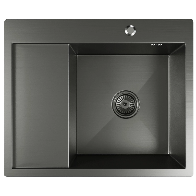 Мойка нерж. Mixline Pro 60х50 прав черн.графит