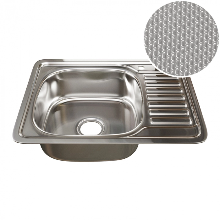 Мойка Mixline 50x65 лев.вып. 3 1/2 532310 с сифоном