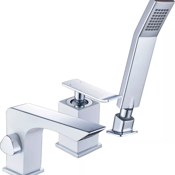Смеситель для ванны Lemark LM5845CW Контест на 3 отверстия
