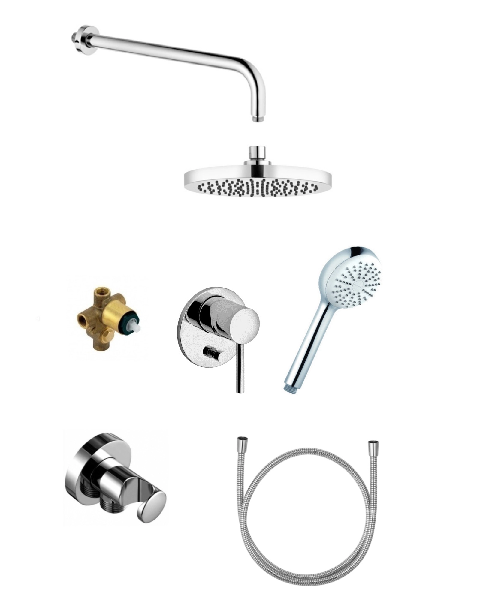 Душ.система KLUDI BOZZ 386300576 set 7 in 1