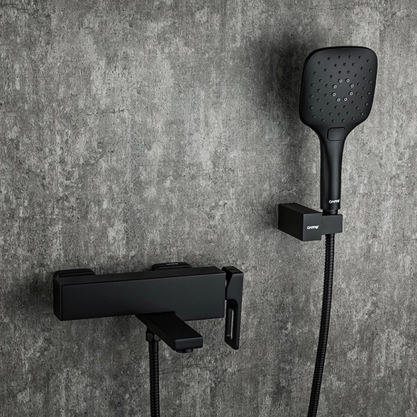Смеситель д/в Gappo G3217-6 шар черный-image-1