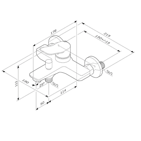Смеситель д/в Am.Pm X-Joy F85A10022 черный заказ-image-6