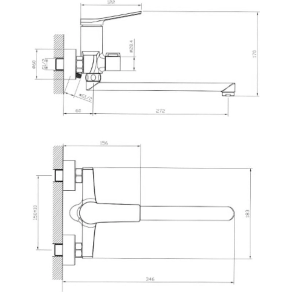 Смеситель д/в Mixline ML24-02-image-2