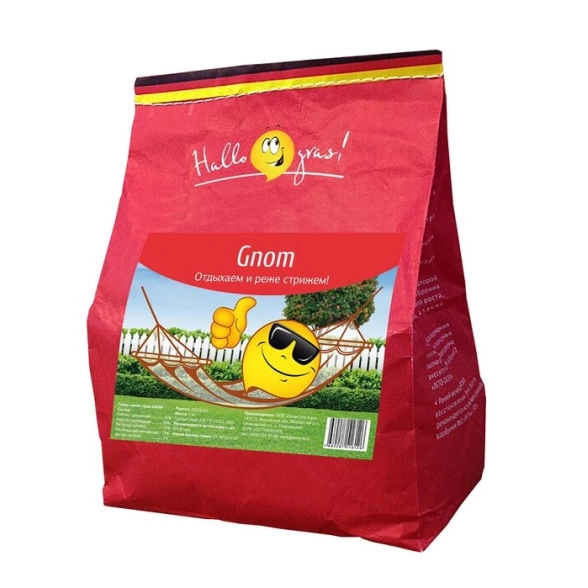 Семена газонной травы ГНОМ ГРАС 1,0 кг