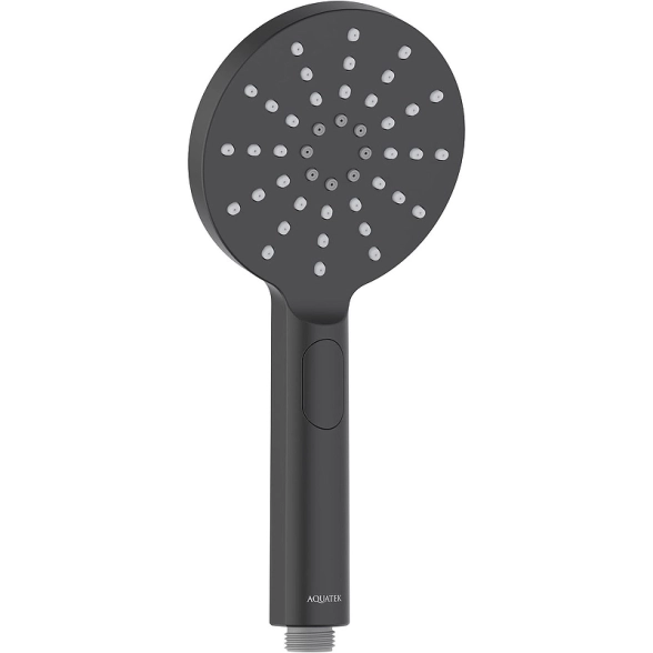 Лейка для душа Aquatek Оберон AQ2006MB матовый черный Select 120 3jet