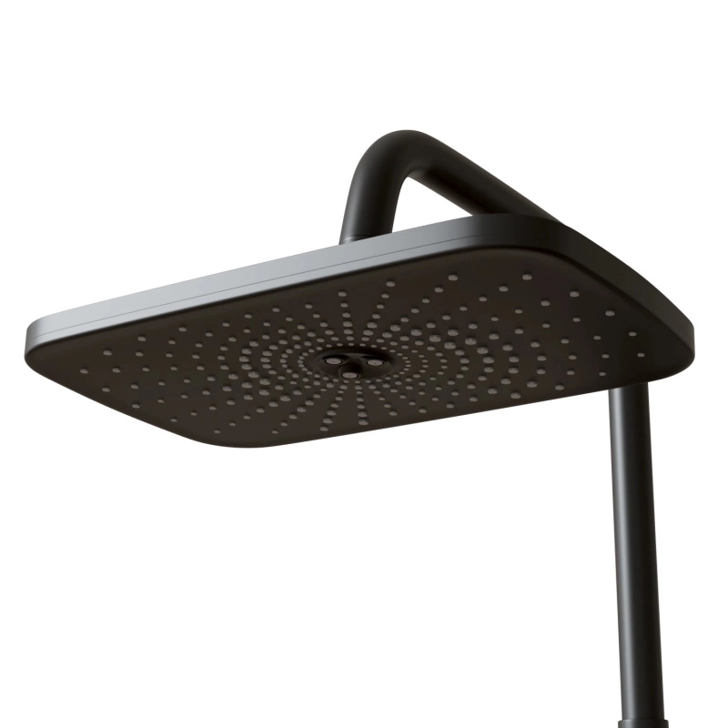 Душевая система Milxline Solo Black ML34-06 35k черная +лейка 3 позиции-image-4