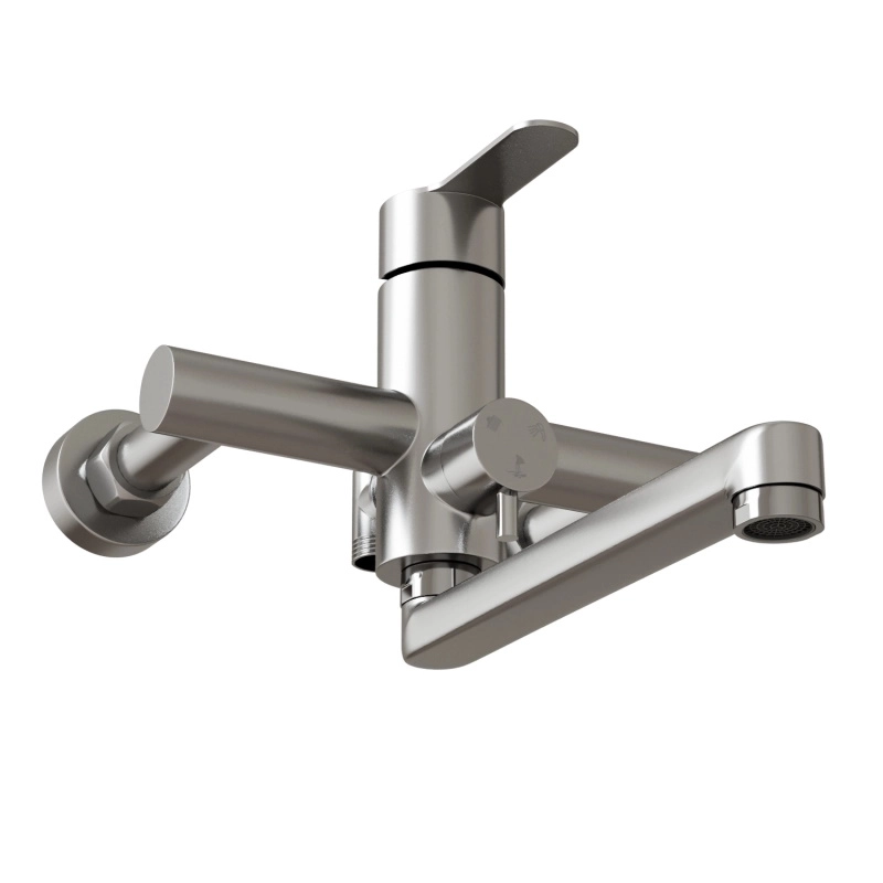 Душевая система Milxline Stainless MLSS32-06 35k из нержавеющей стали+лейка 3 позиции-image-2