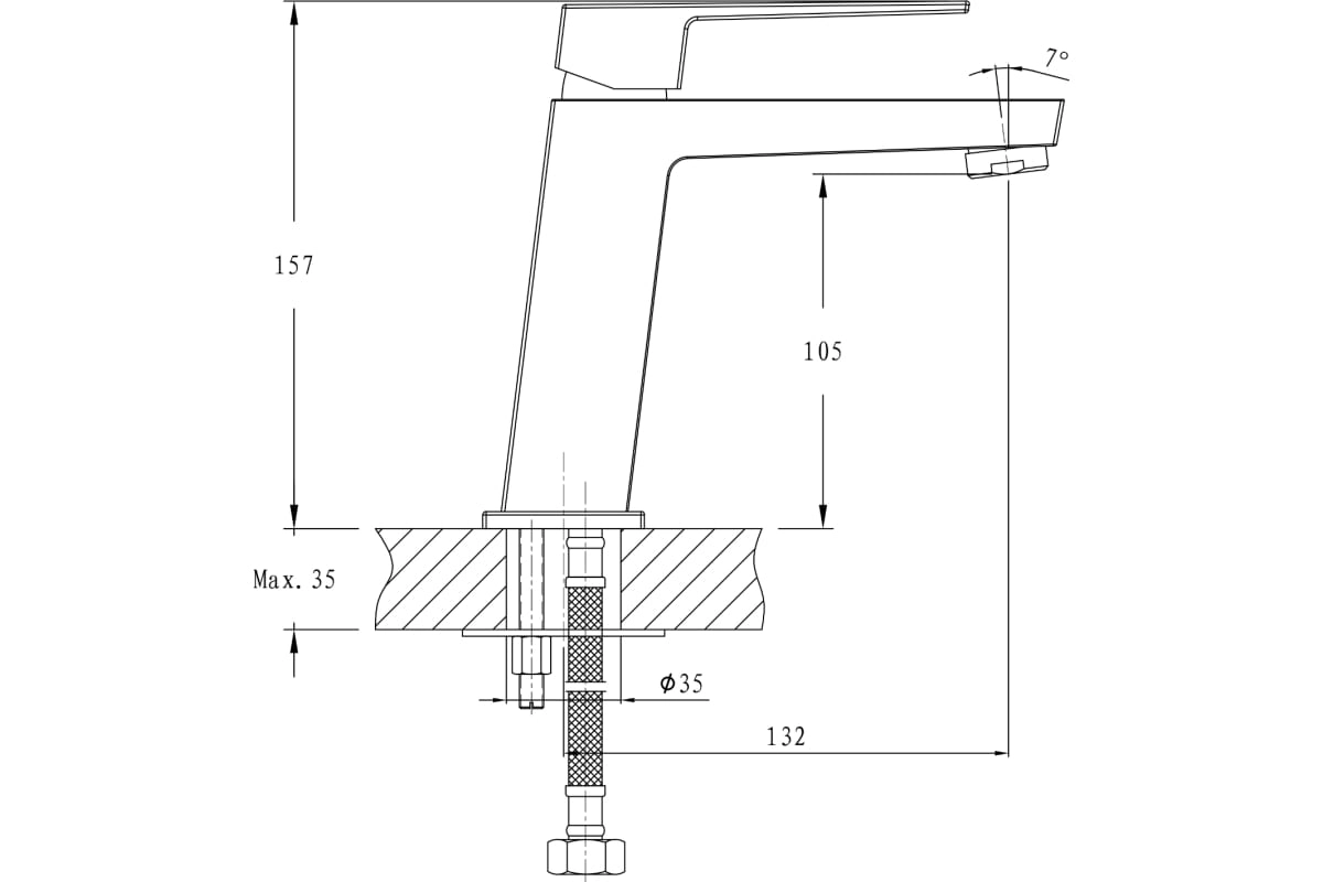 Смеситель д/у Mixline ML20-04-image-2