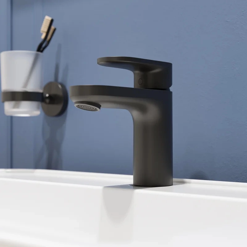 Смеситель для умывальника Hansgrohe Vernis Blend 71551670 черный матовый-image-2