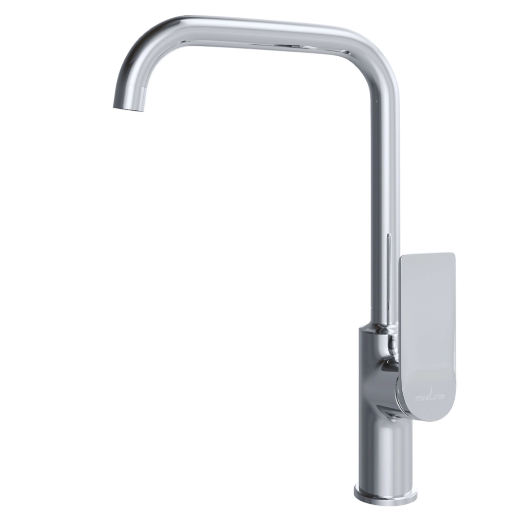 Смеситель В/М Mixline ML24-032 Unito 35k выс.изл. бок.руч-image-1